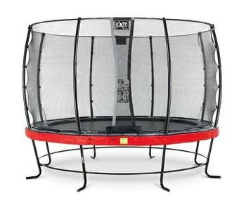 Trampolína EXIT Elegant se sítí Economy 427cm - červená