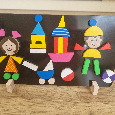 Magnetické dřevěné puzzle Detoa - 1