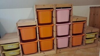 TROFAST Ikea - úložná sestava s boxy - 1