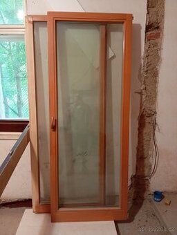 Dvoukřídlé prosklené dveře euro