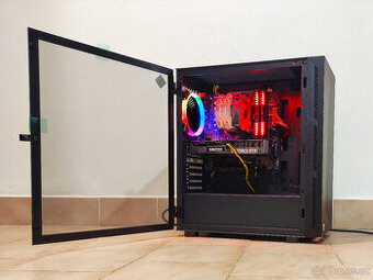 Herní počítač s RTX 3050 -8GB, Z370, i5-8400, RGB RAM