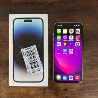 Apple iPhone 14 Pro Max 128 GB, stříbrný