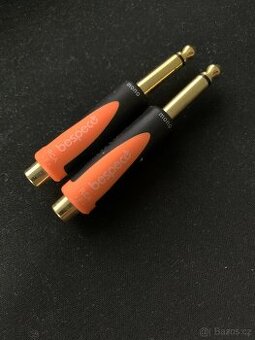 Redukce Jack 6,3 mm mono samec - samice RCA BESPECO SLAD305