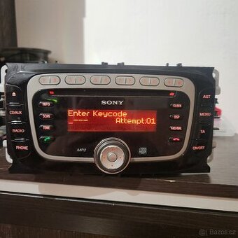 FORD SONY CD MP3 AUTORADIO FOCUS MONDEO