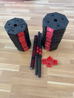 Sada činek 8x2kg 8x2.75kg 2 krátke / 1 dlouhá osa