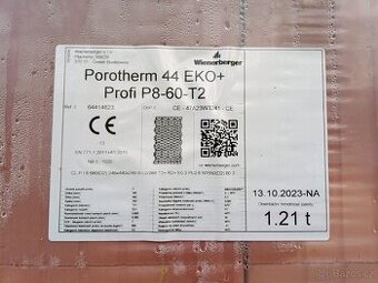 Prodám cihly Porotherm 44