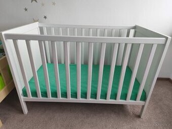 Ikea postýlka SUNDVIK včetně matrace