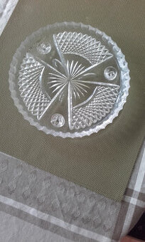 Kulatý tác na zákusky + miska na párátka