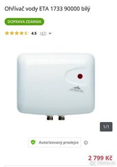 Průtokový ohřívač vody