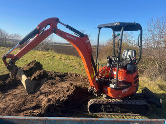 Pásový minibagr Kubota U17-3