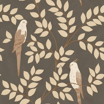 Tapety Caselio vinyl vzor papoušek 10,05m x 53cm 7ks