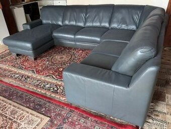 Kožená sedací souprava do U, 5210