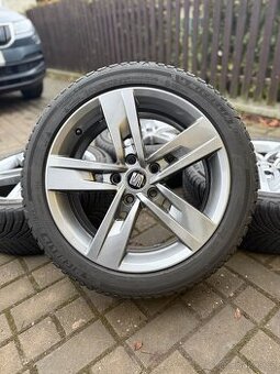 ORIGINÁL Alu Škoda, Seat, Volkswagen R17, 5x112 - ZIMNÍ