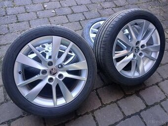 ALU kola,sada,ŠKODA TRIUS,originál,225/45 R17, 5x112,TOP