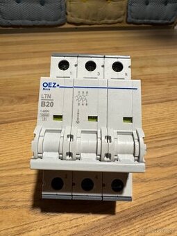 3fázový jistič OEZ LTN B20