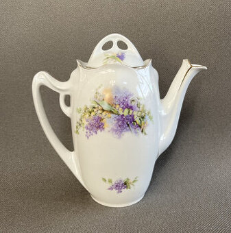 Starožitná secesní konvice 1.1l 19. století, Loket