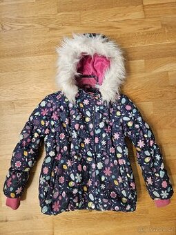Dívčí zimní bunda velikost 122