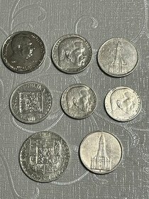 konvolut stříbrné minci