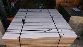 Drážkové panely bílé Slat - 1