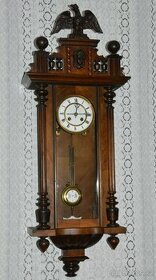 Starožitné řezbované hodiny Deutsches Reich 1880