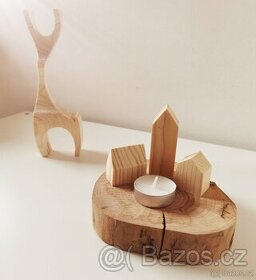 Dekorace - dřevěné náměstíčko