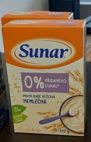 Sunar - První kaše rýžová nemlčná od 4 měsíců