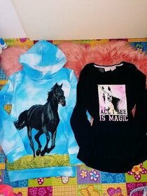 Mikina a tričko kůň 158-164 - 1