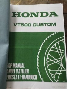 Honda VT500 dílenský manuál
