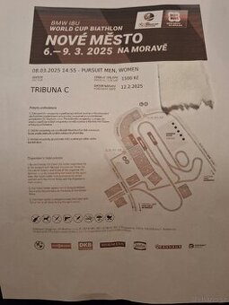 Obrázek k inzerátu: Vstupenky svetový pohár NMNM biatlon