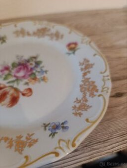 Retro malý porcelánový talíře