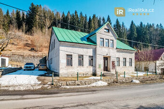 Velký rodinný dům, pozemek 4190 m2, Antonínov - Josefův Důl