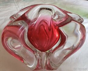 popelníky: vintage těžké sklo a porcelán