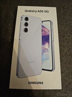Nový Samsung A55 - záruka 24 měsíců - modrobílá - 1