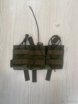 Odjímatelný přední panel pro nosič plátů, Warrior, Olivová