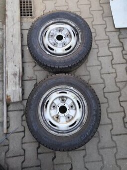 2 ks obuté disky Ford Transit, 5 x 160 r15
