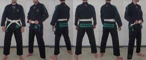 BJJ Gi Hypnotik ZenRoll V2 [100% HEMP] černé A0,A1,A2,A3
