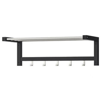 IKEA věšák, TJUSIG, černá