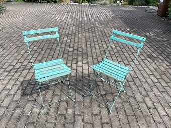Francouzské skládací zahradní židle