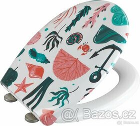 WC sedátko se snadným zavíráním Wenko, 44,5 x 37 cm