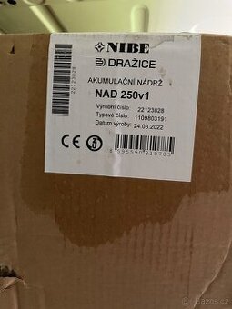 Akumulační nádrž Dražice NAD 250v1