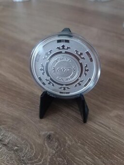 Stribrna investiční mince 10x 1 Oz Casino Royale Chip 2023,