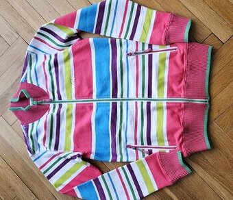 Dívčí pruhovaná mikina zn. Lewro, vel. 140/146