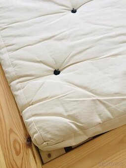 Futonová matrace pro alergiky 160 x 200 cm, netoxická