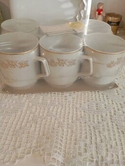 Retro sada hrnků Czechoslovakia