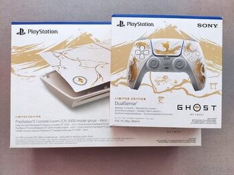 PS5 DualSense+Console Cover – Ghost of Yōtei Gold Limited Ed