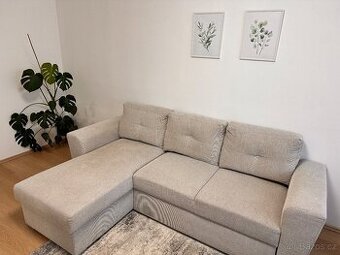 Rohová sedací souprava rozkládací