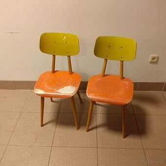 Retro kuchyňské židle Ton