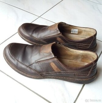 Pánské vycházkové kožené boty. Vel.45