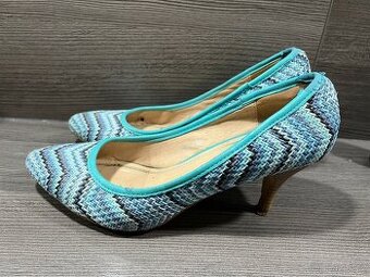 Dámské modré lodičky vel. 37