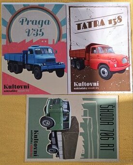 PLAKÁTY KULTOVNÍ AUTA A3 DEAGOSTINI